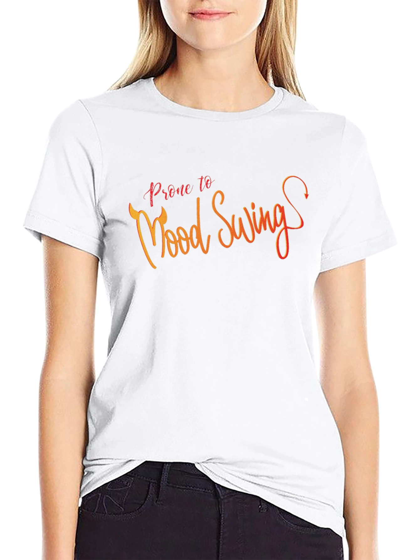 Prone to Mood Swings - Mens Black Graphic Tee