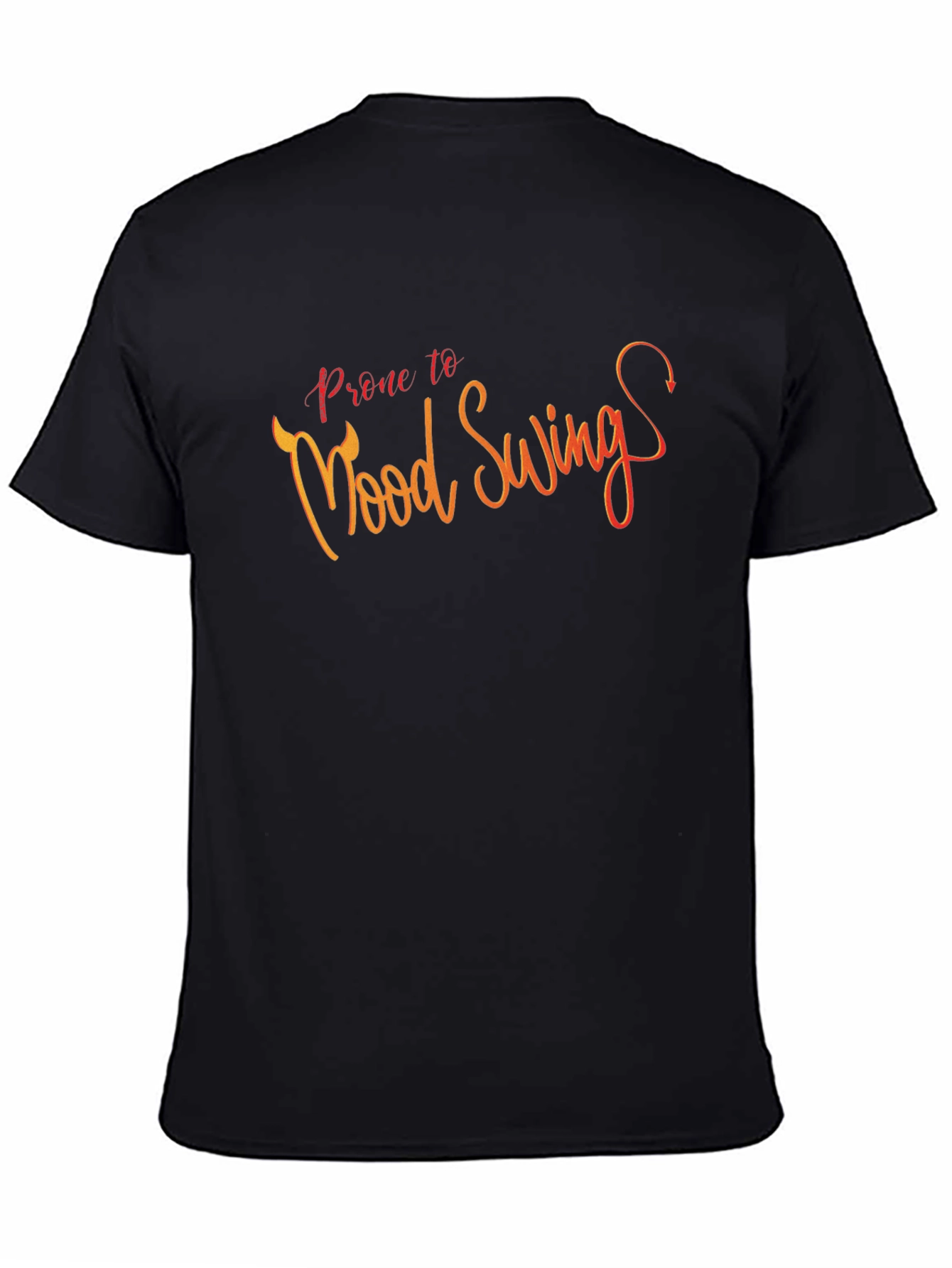 Prone to Mood Swings - Mens Black Graphic Tee
