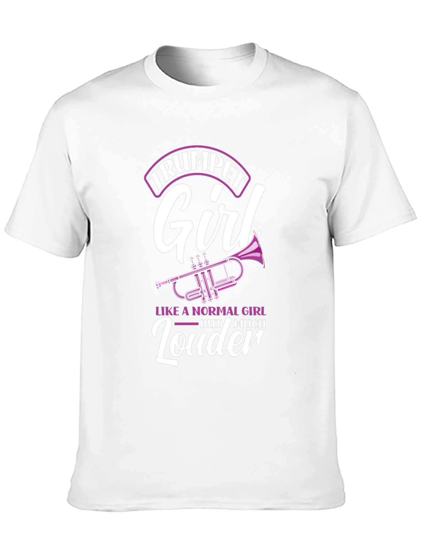 Trumpet Girl Graphic T-Shirt - Loud & Proud!