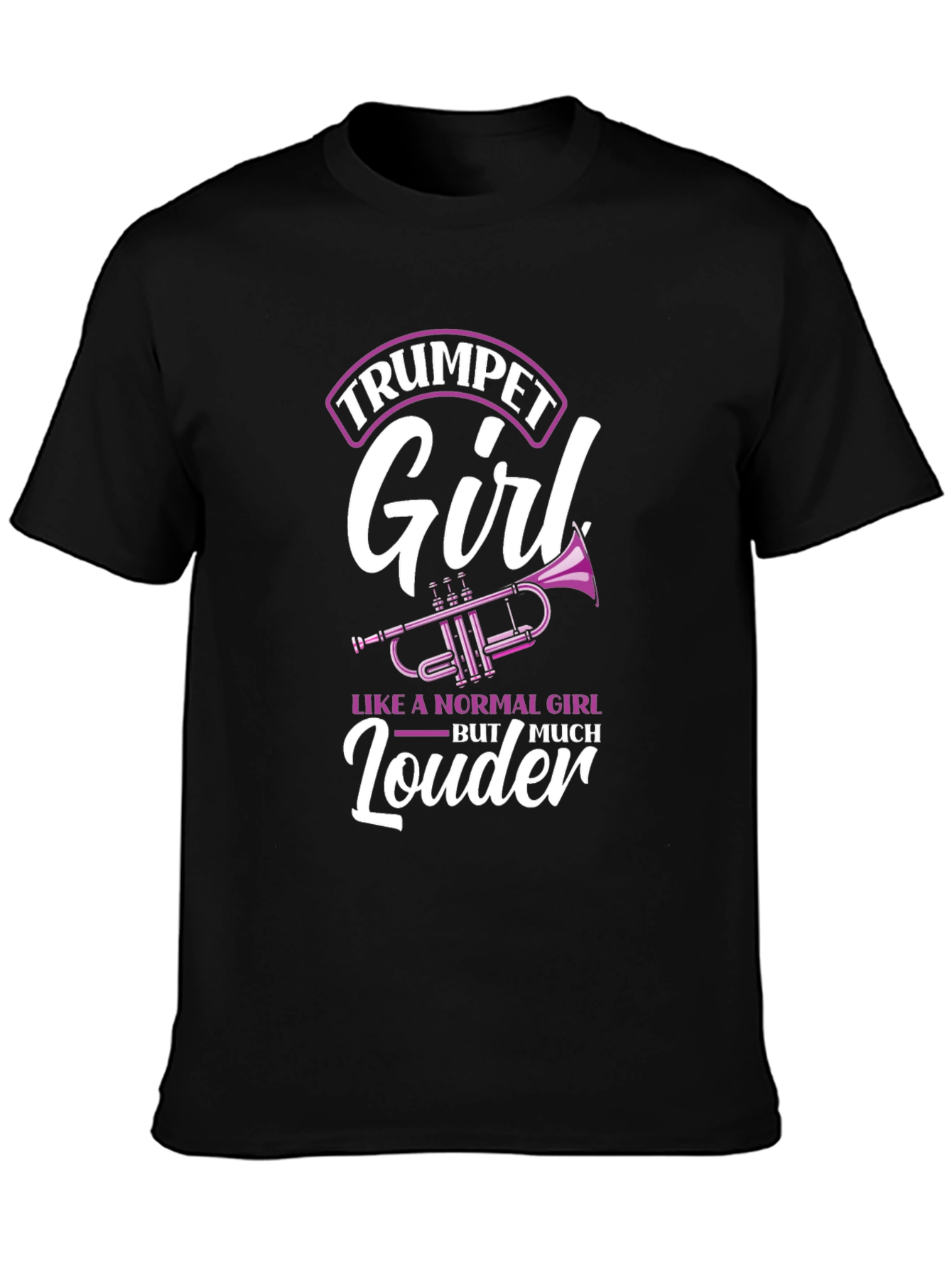 Trumpet Girl Graphic T-Shirt - Loud & Proud!