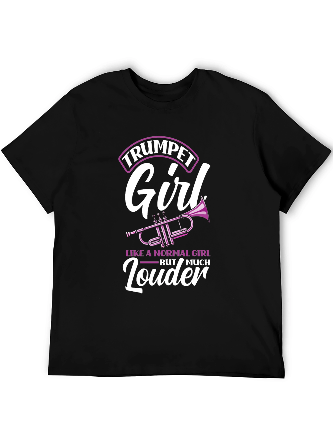 Trumpet Girl Graphic T-Shirt - Loud & Proud!