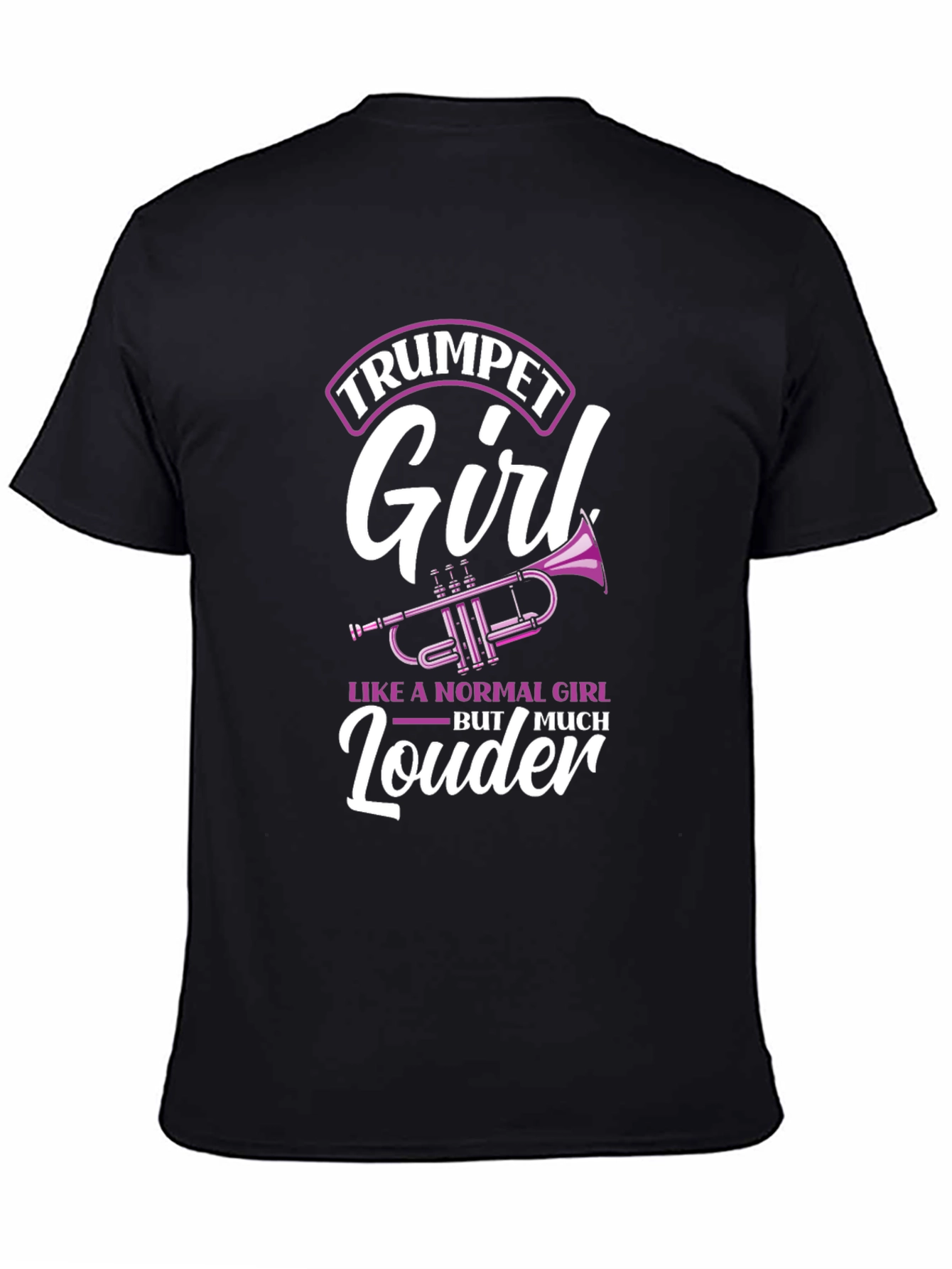 Trumpet Girl Graphic T-Shirt - Loud & Proud!
