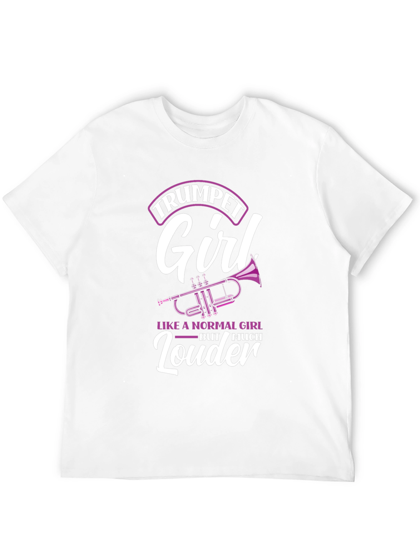 Trumpet Girl Graphic T-Shirt - Loud & Proud!