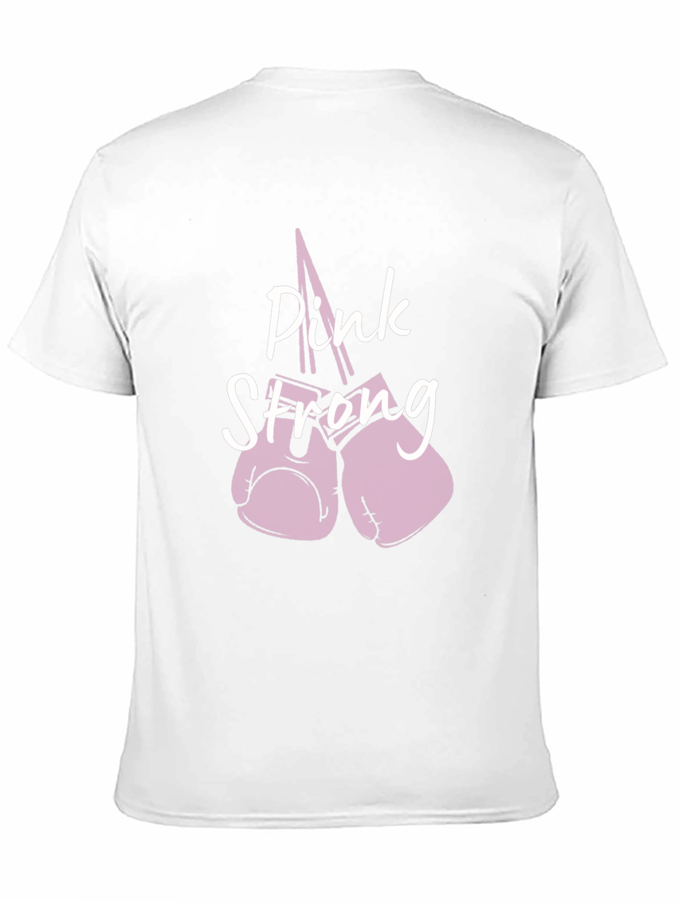 Pink Strong Boxing Gloves Graphic T-Shirt