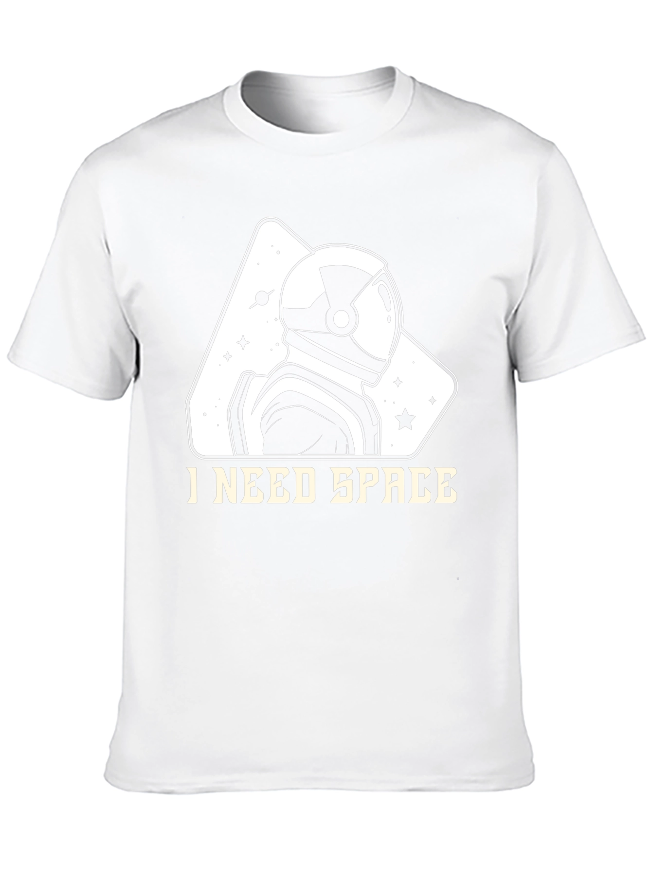 I Need Space T-Shirt Astronaut Graphic Tee