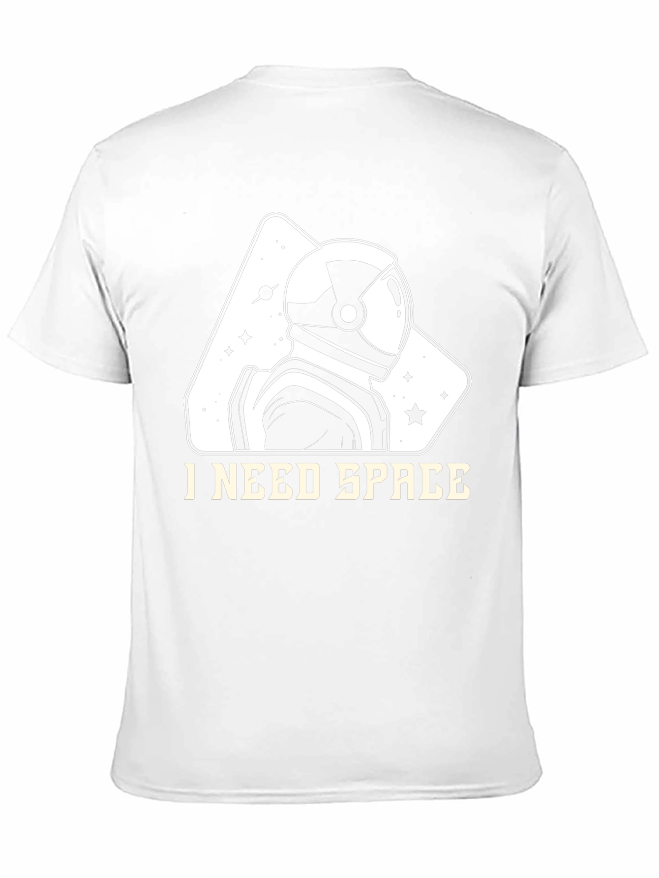 I Need Space T-Shirt Astronaut Graphic Tee
