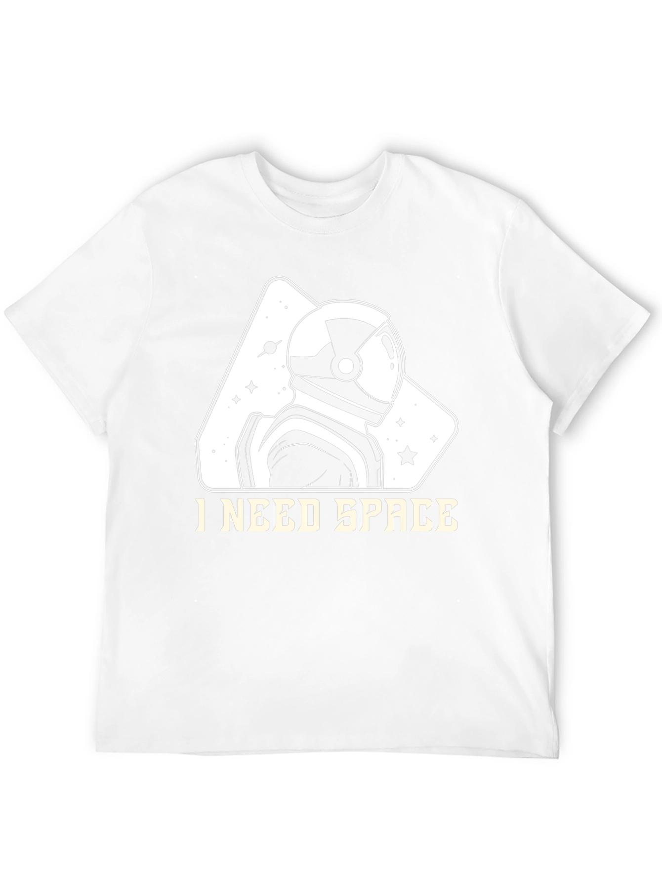 I Need Space T-Shirt Astronaut Graphic Tee