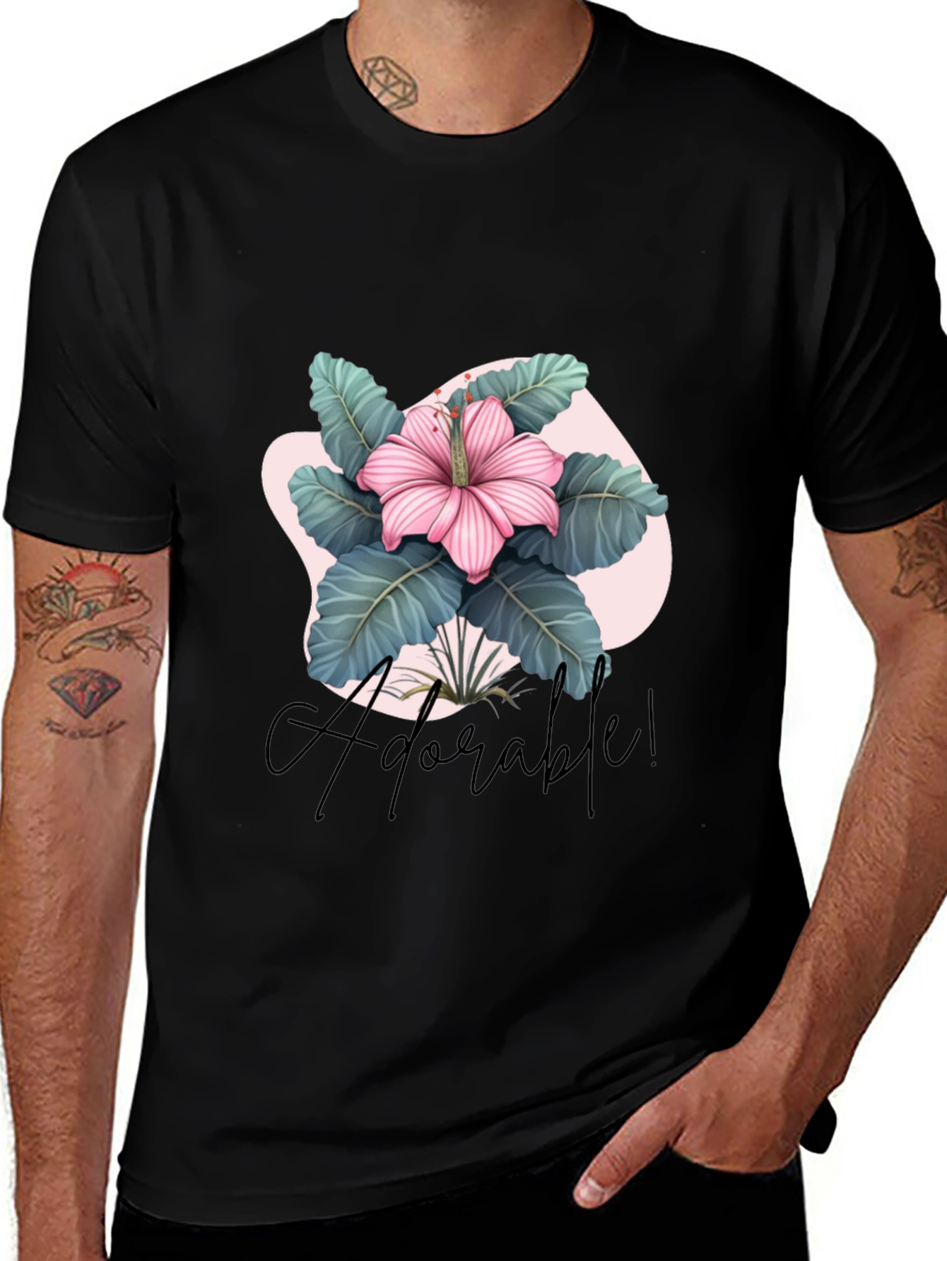 Adorable Floral Graphic T-Shirt