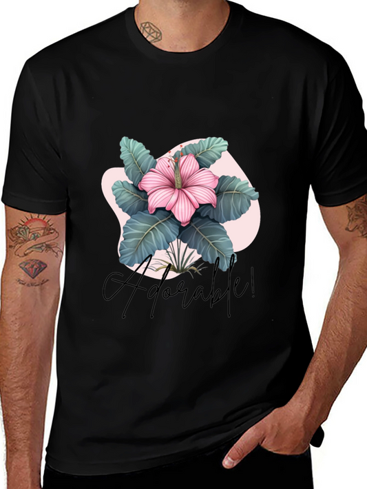 Adorable Floral Graphic T-Shirt