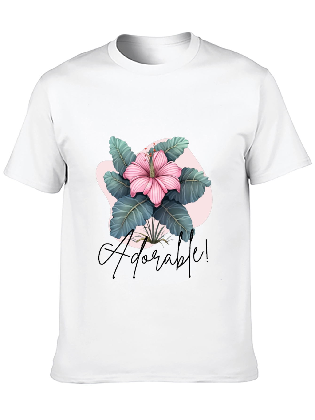 Adorable Floral Graphic T-Shirt