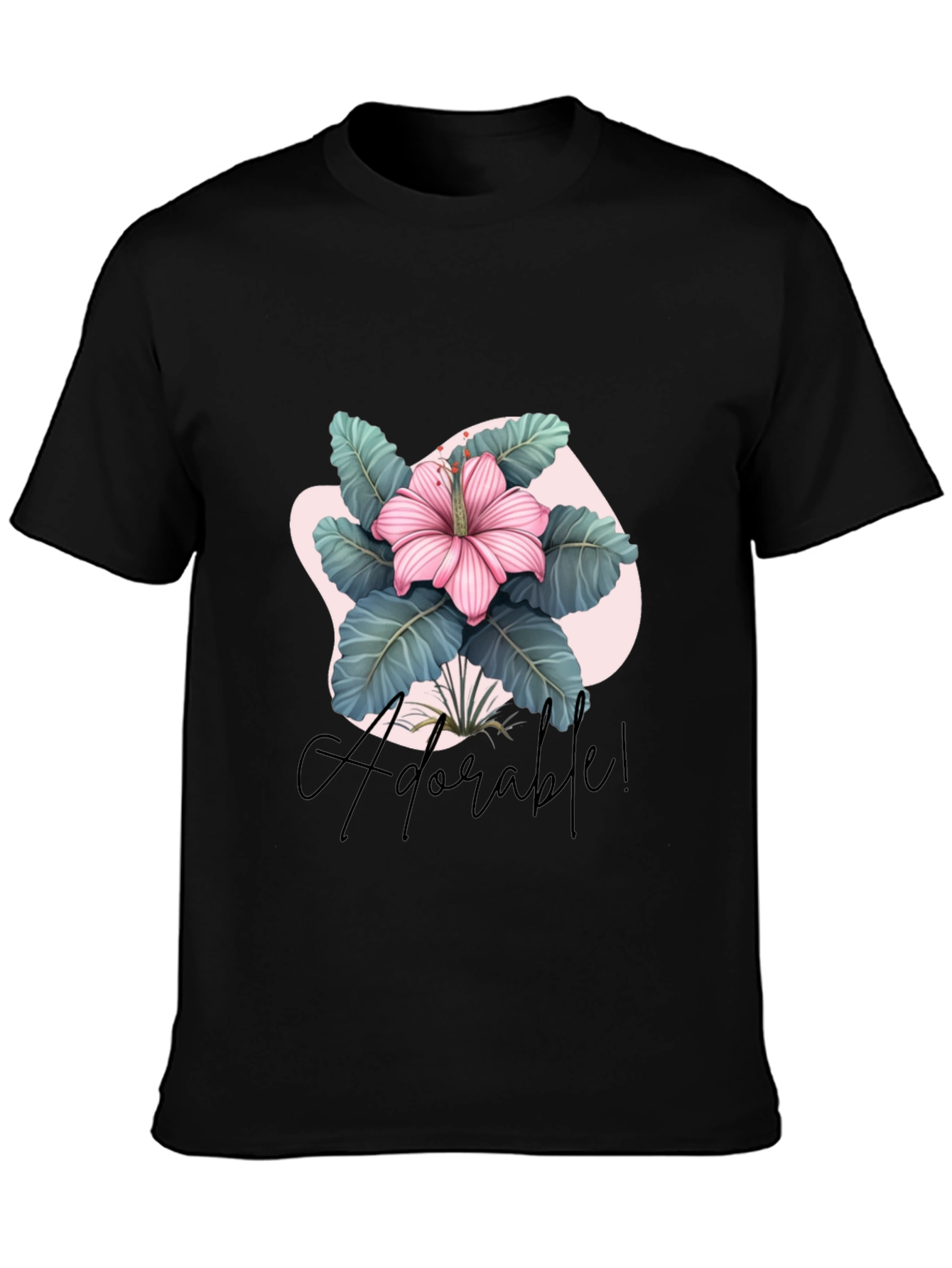 Adorable Floral Graphic T-Shirt