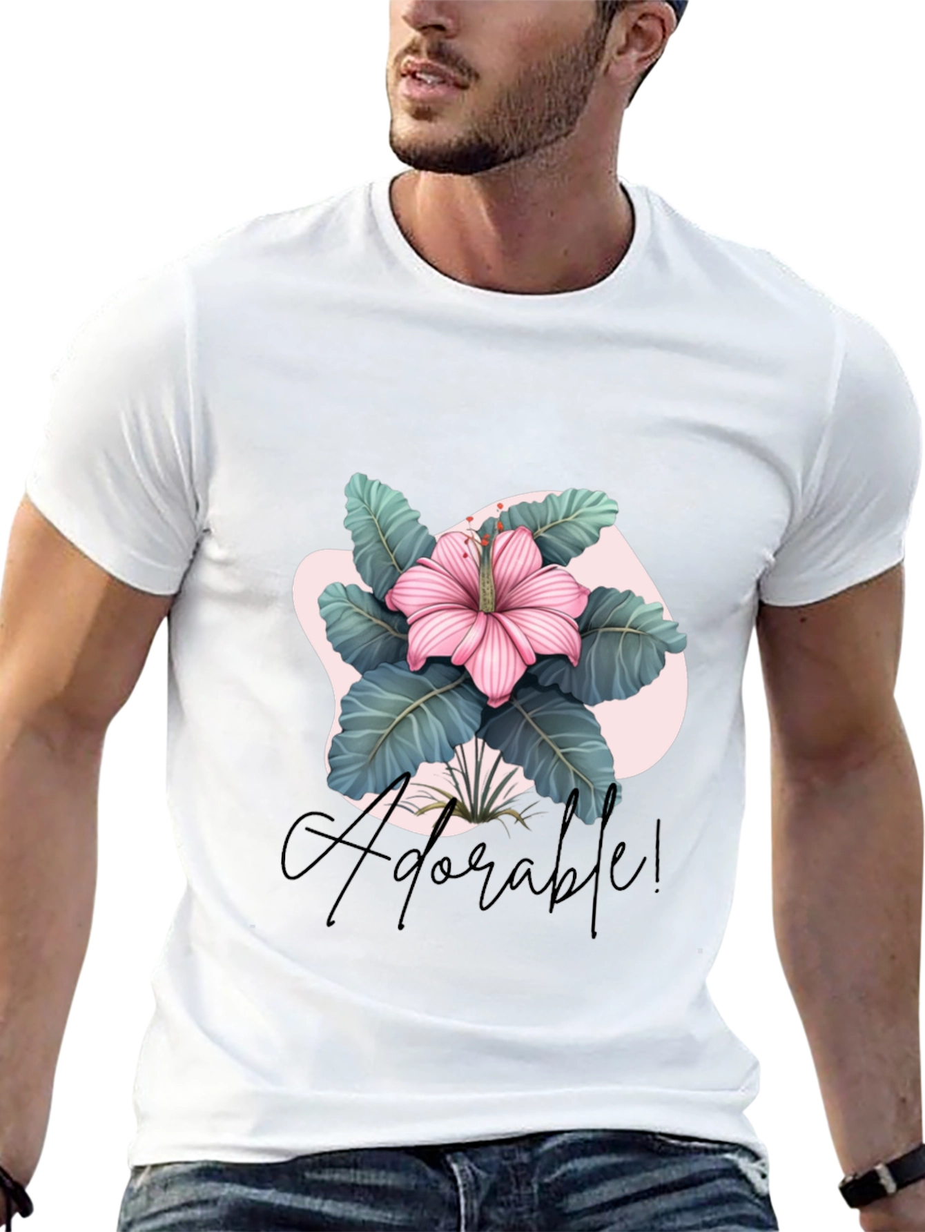 Adorable Floral Graphic T-Shirt