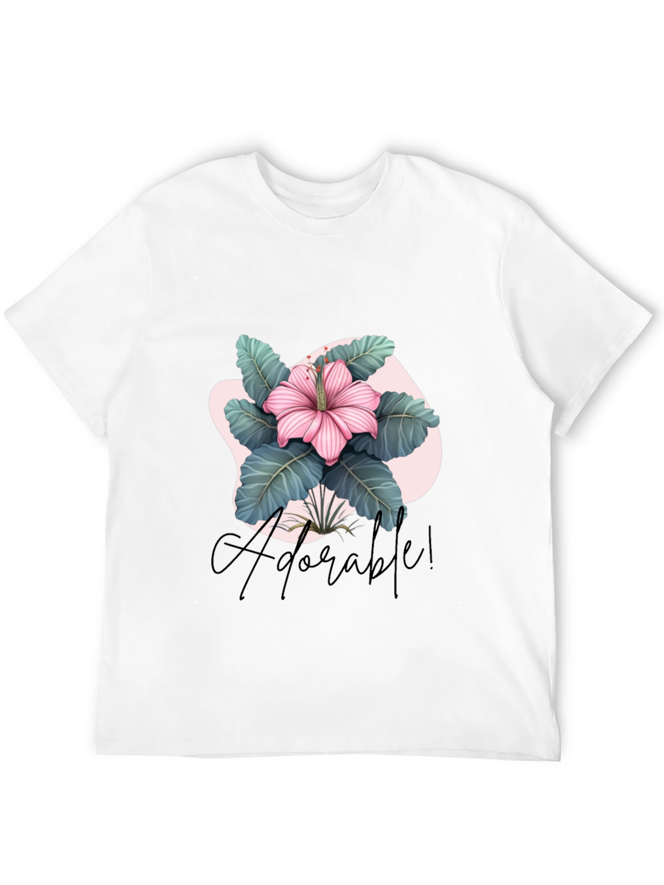Adorable Floral Graphic T-Shirt