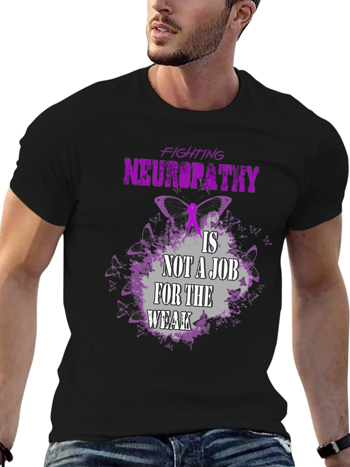 Neuropathy Awareness T-Shirt: Fighting Neuropathy