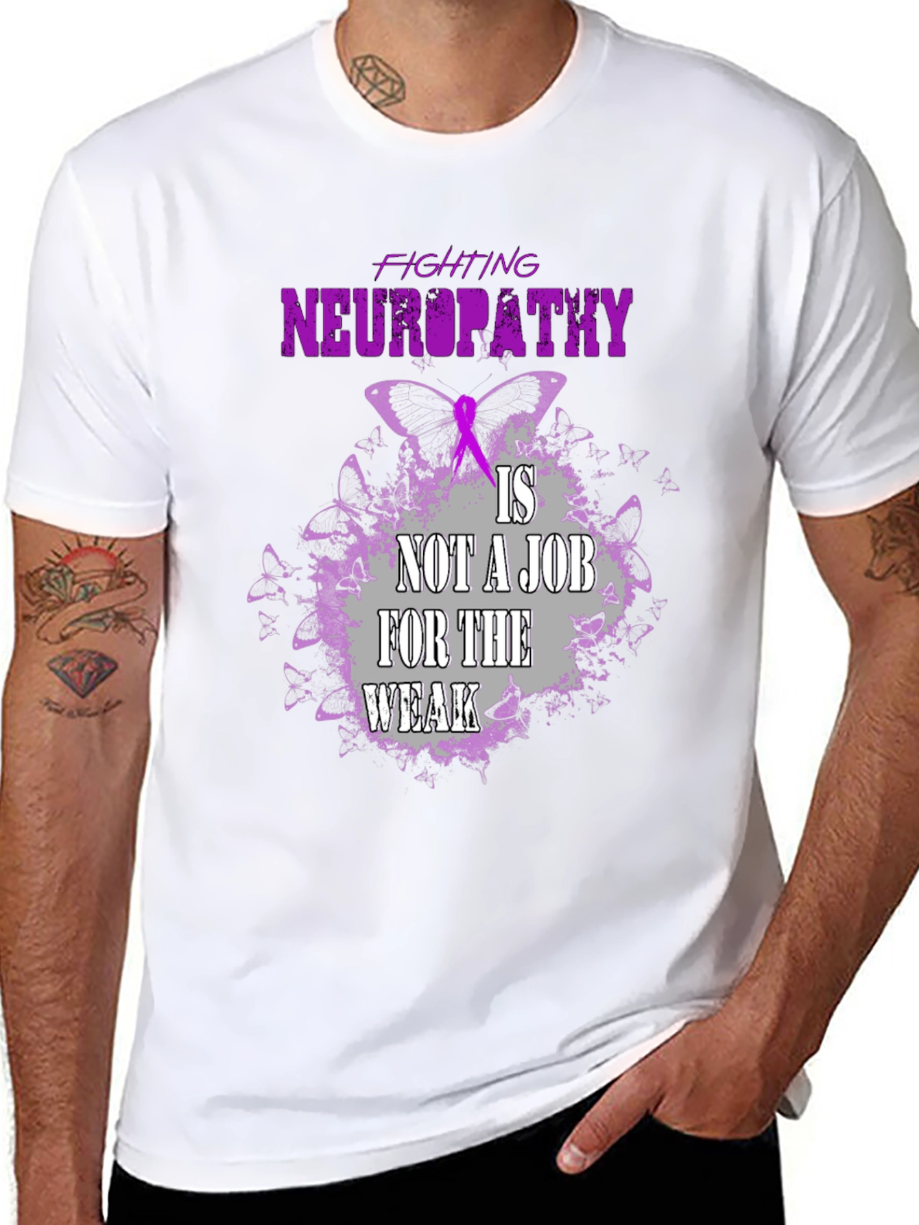 Neuropathy Awareness T-Shirt: Fighting Neuropathy