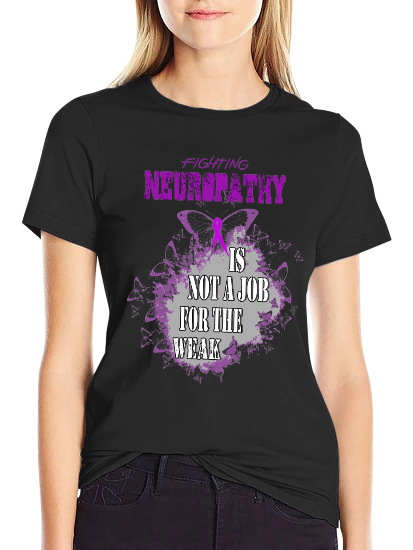 Neuropathy Awareness T-Shirt: Fighting Neuropathy
