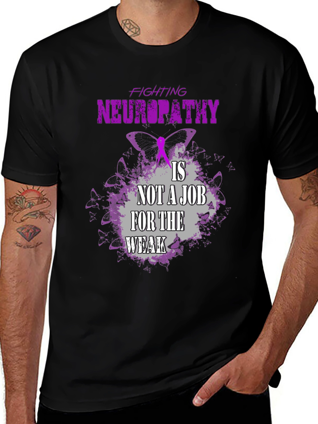 Neuropathy Awareness T-Shirt: Fighting Neuropathy