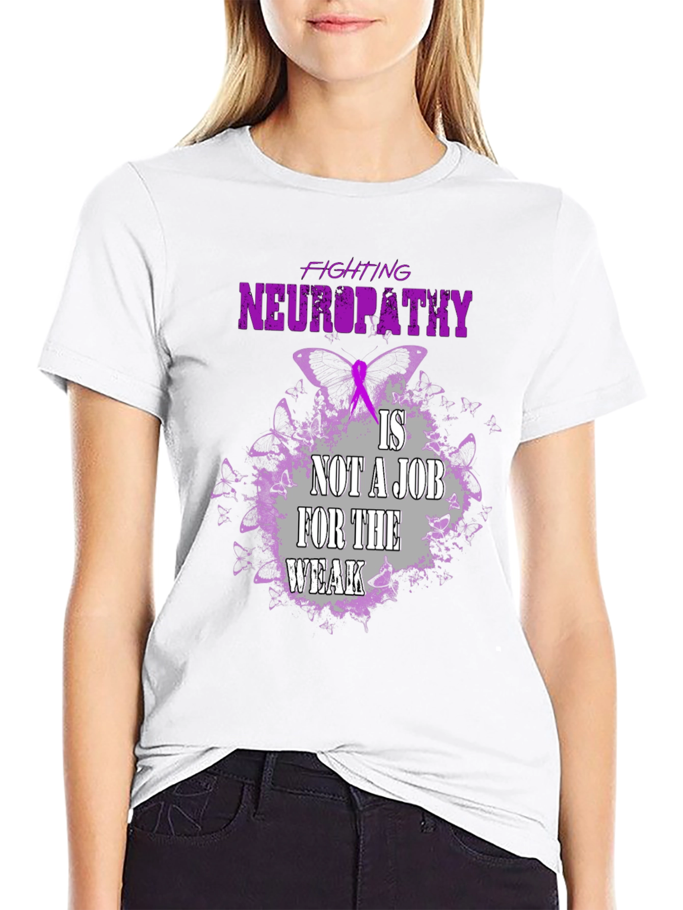 Neuropathy Awareness T-Shirt: Fighting Neuropathy