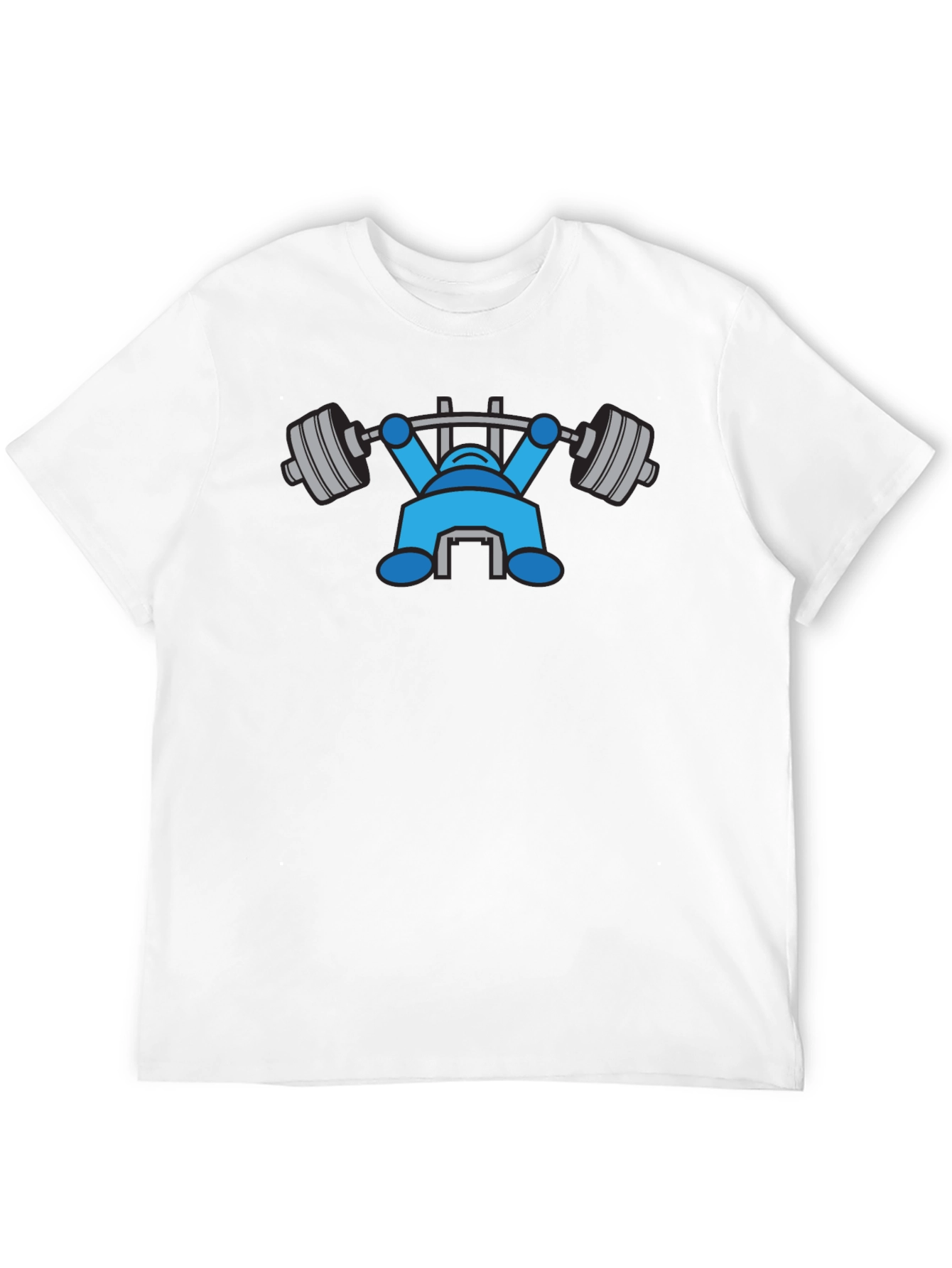 Funny Gym Bro T-Shirt - Lift Like a Robot!