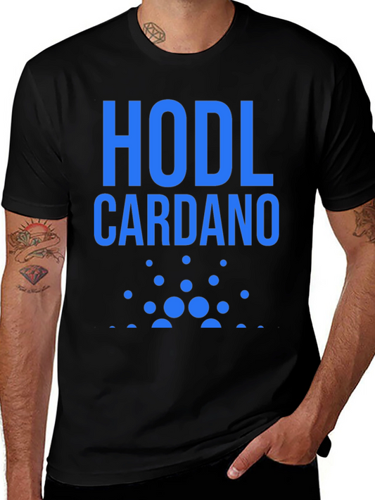 HODL Cardano Crypto T-Shirt - Black