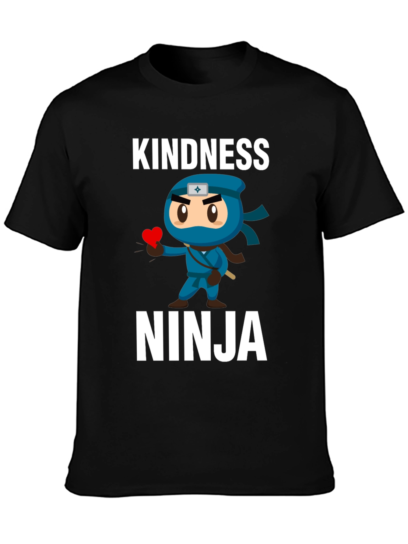 Kindness Ninja T-Shirt - Black Graphic Tee
