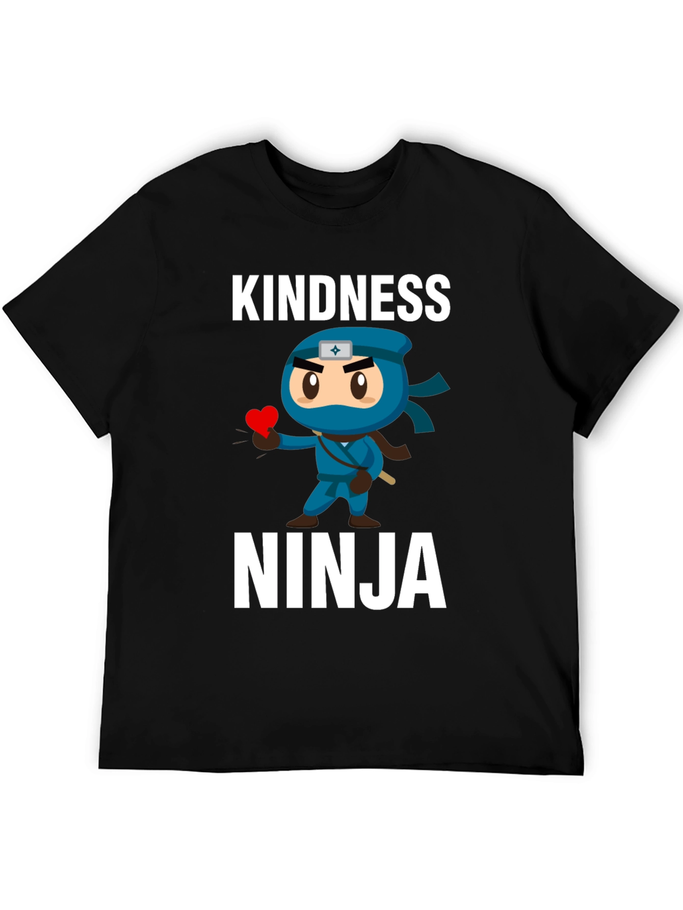 Kindness Ninja T-Shirt - Black Graphic Tee