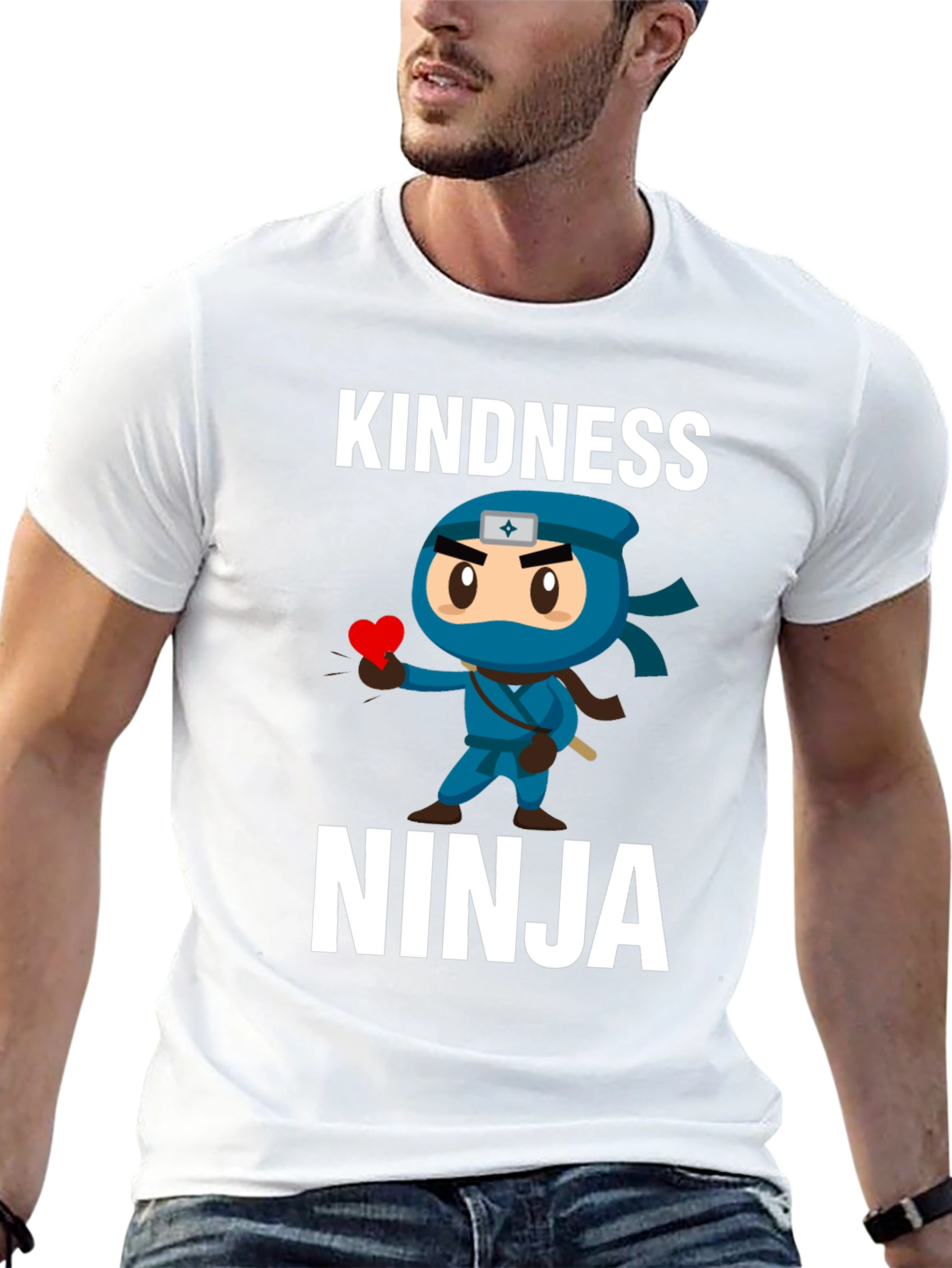 Kindness Ninja T-Shirt - Black Graphic Tee