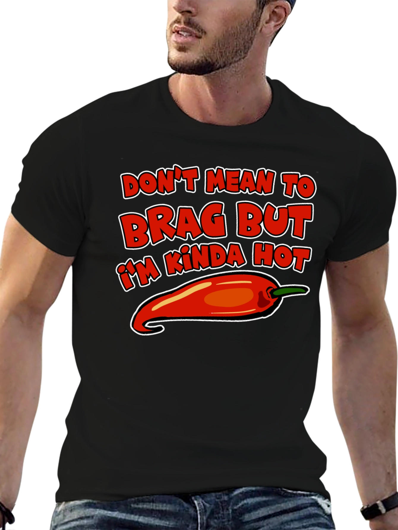 Funny Hot Pepper Graphic T-Shirt