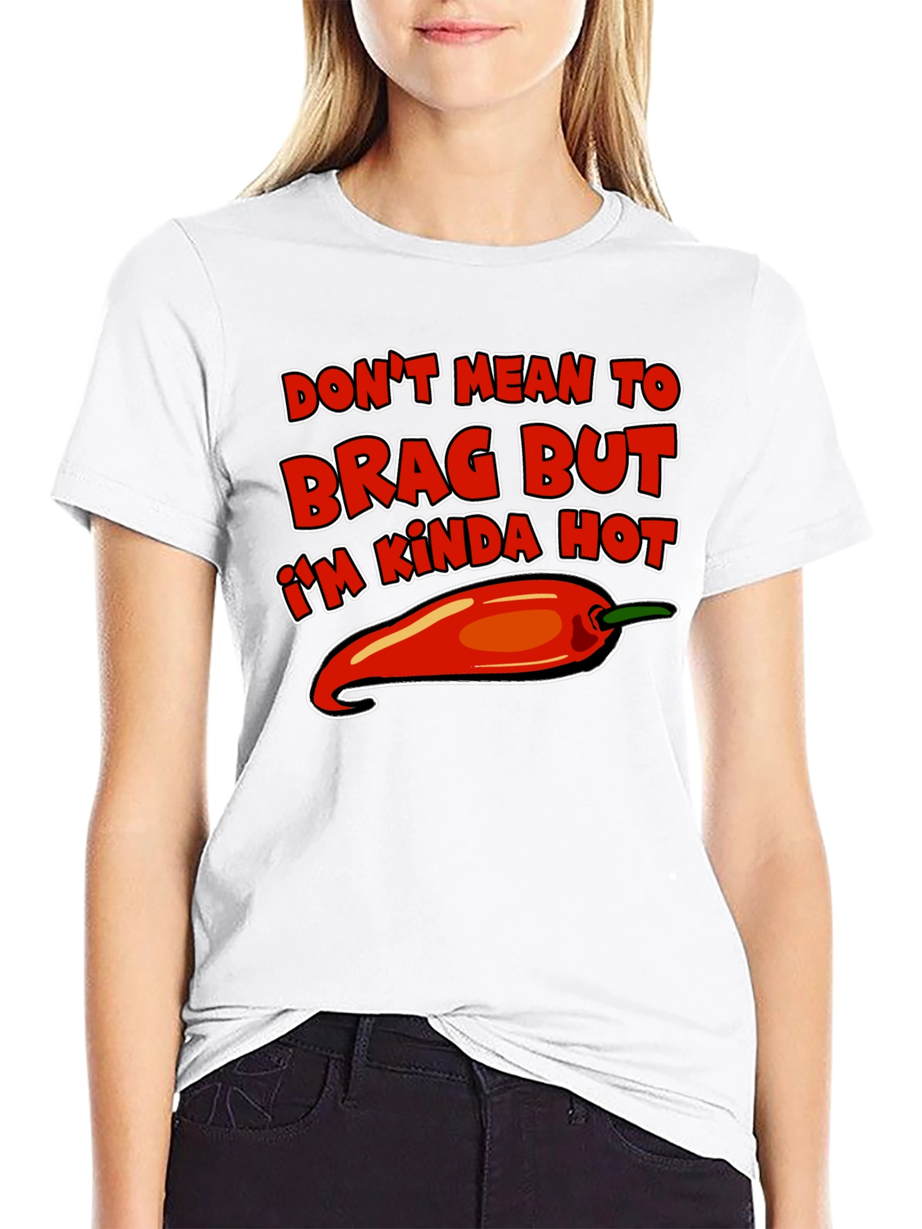 Funny Hot Pepper Graphic T-Shirt