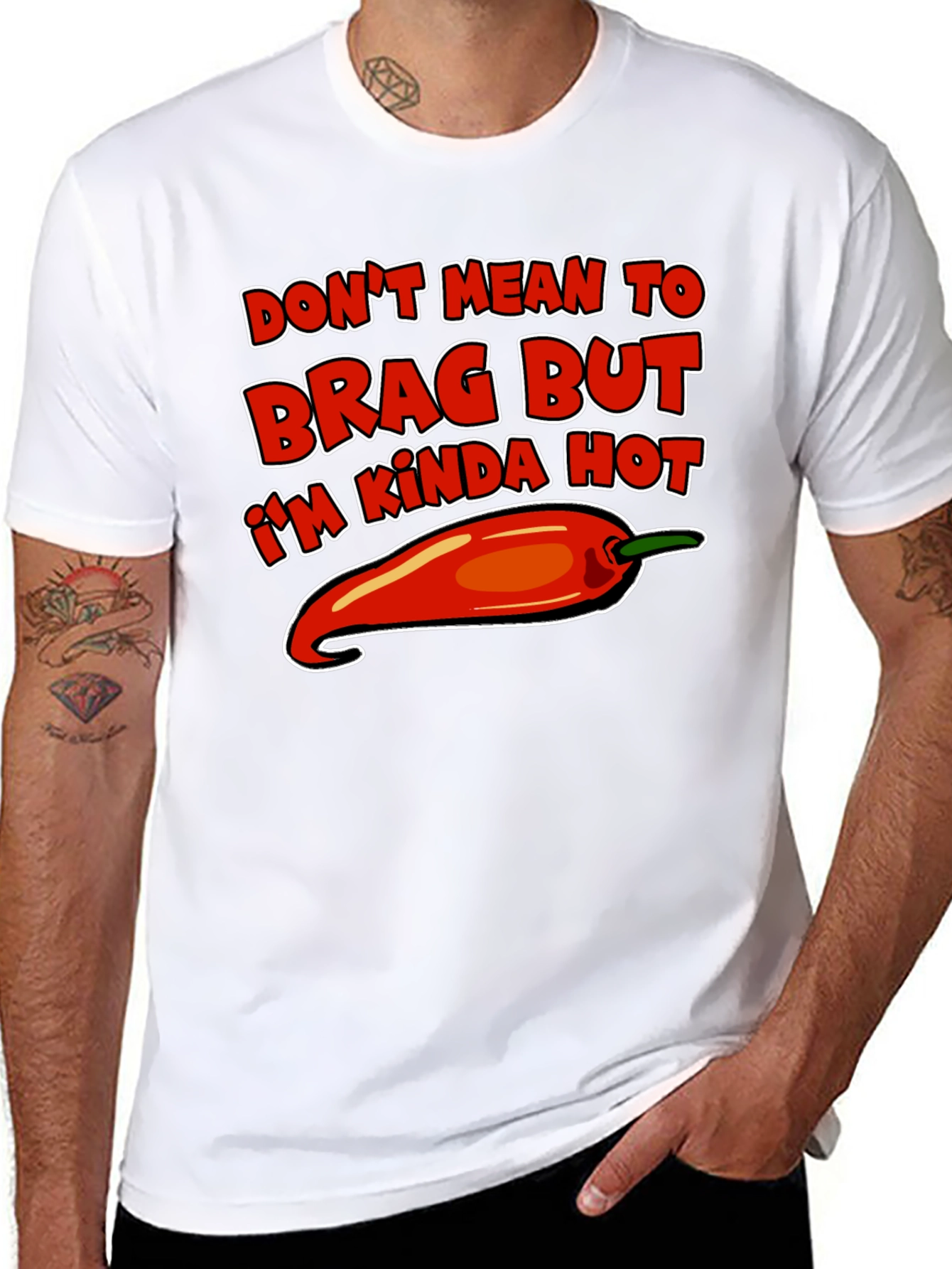 Funny Hot Pepper Graphic T-Shirt