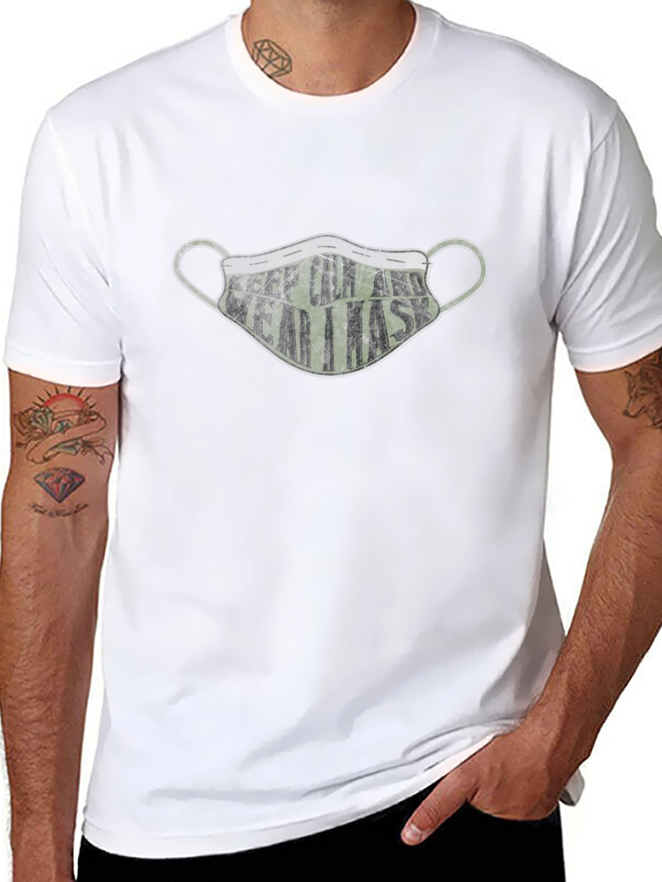 Keep Calm and Wear a Mask T-Shirt