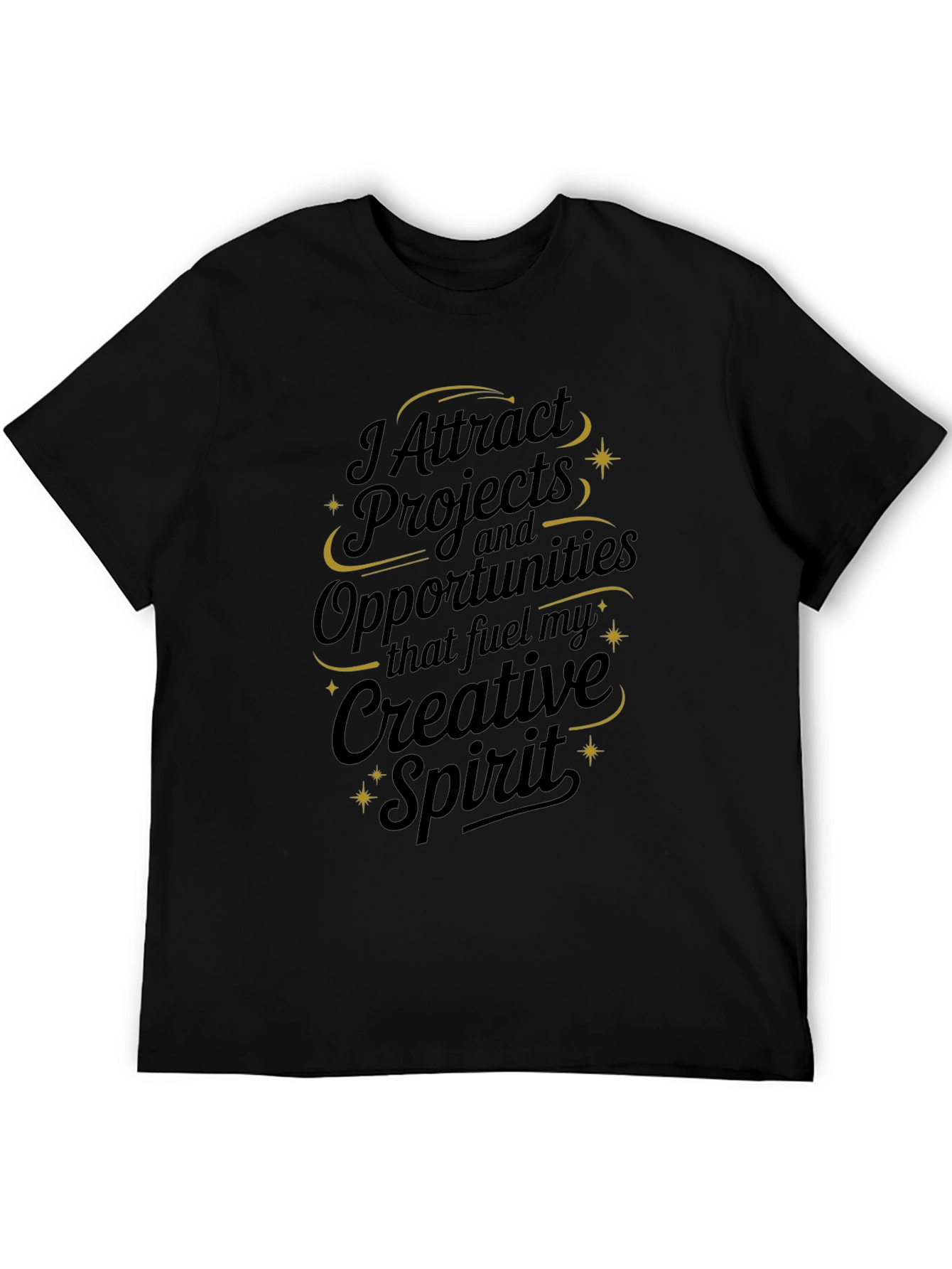 Creative Spirit Graphic Tee - Black