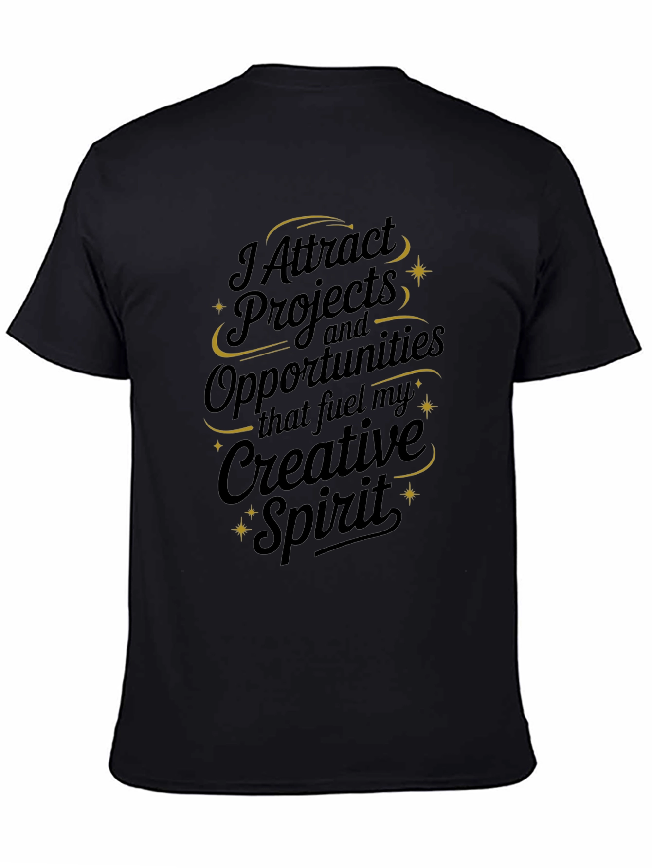 Creative Spirit Graphic Tee - Black