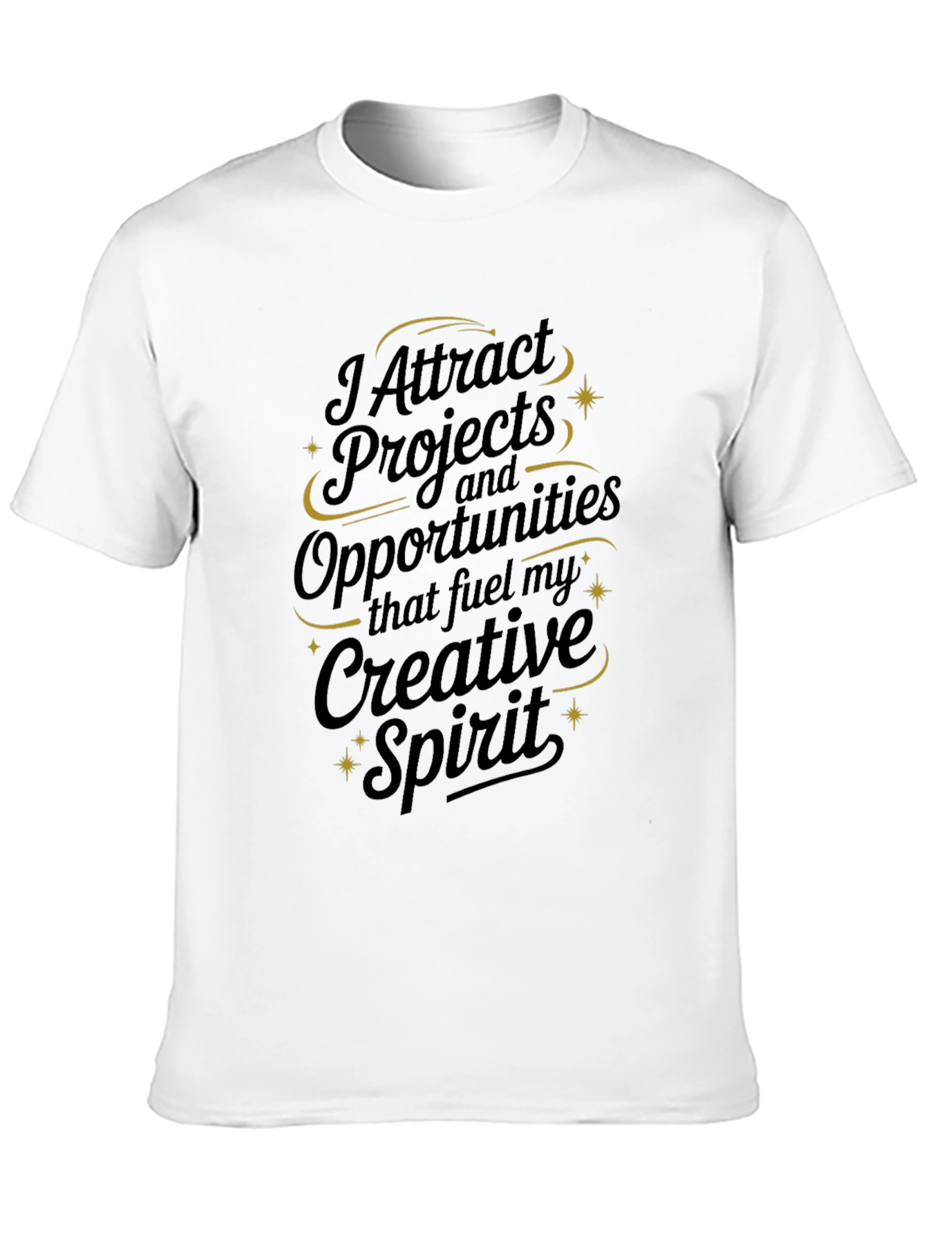 Creative Spirit Graphic Tee - Black