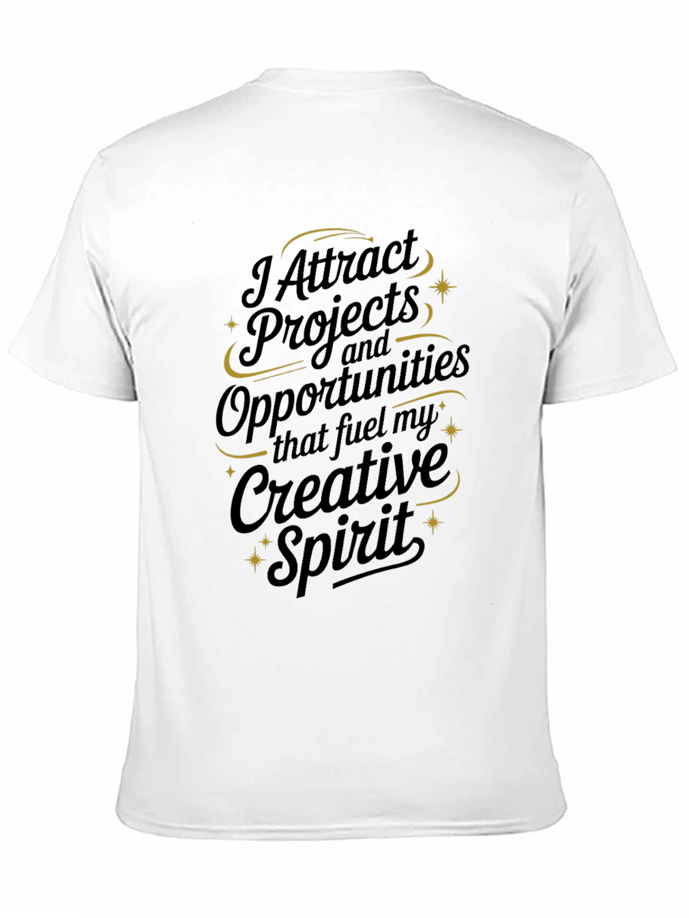 Creative Spirit Graphic Tee - Black
