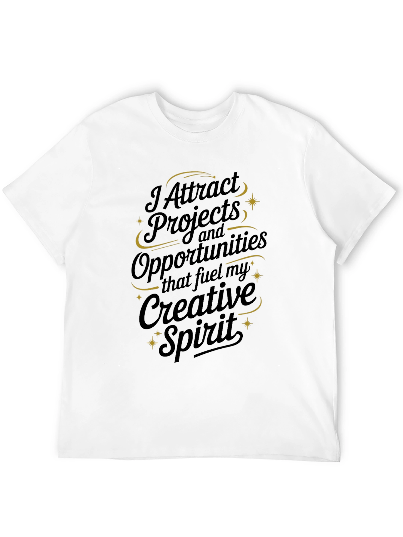 Creative Spirit Graphic Tee - Black