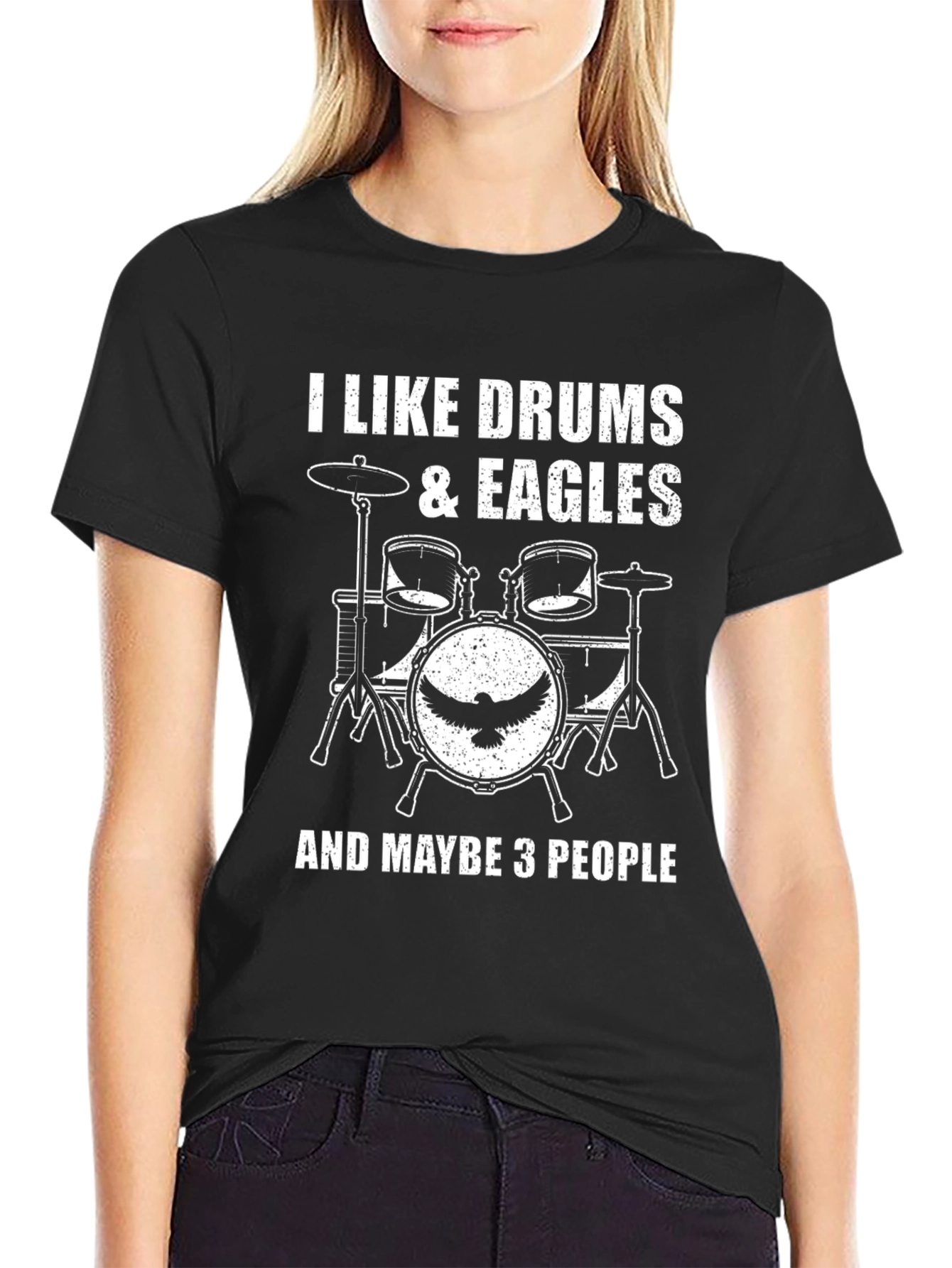 I Like Drums & Eagles T-Shirt