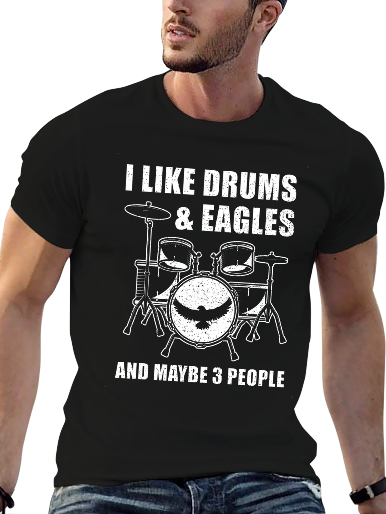 I Like Drums & Eagles T-Shirt