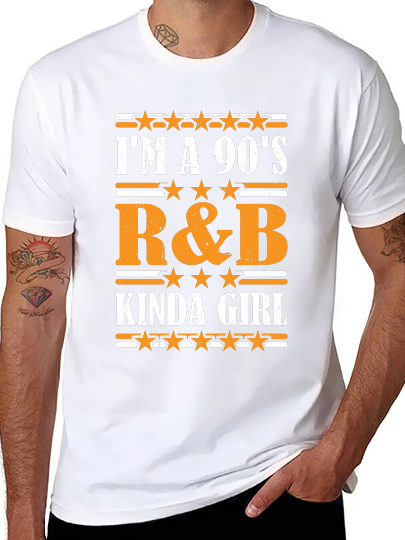 90s R&B Kinda Girl T-Shirt - Retro Music Tee