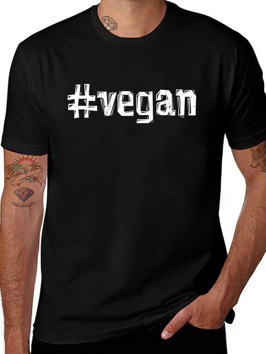 #Vegan Graphic Tee - Stylish Vegan Pride Shirt