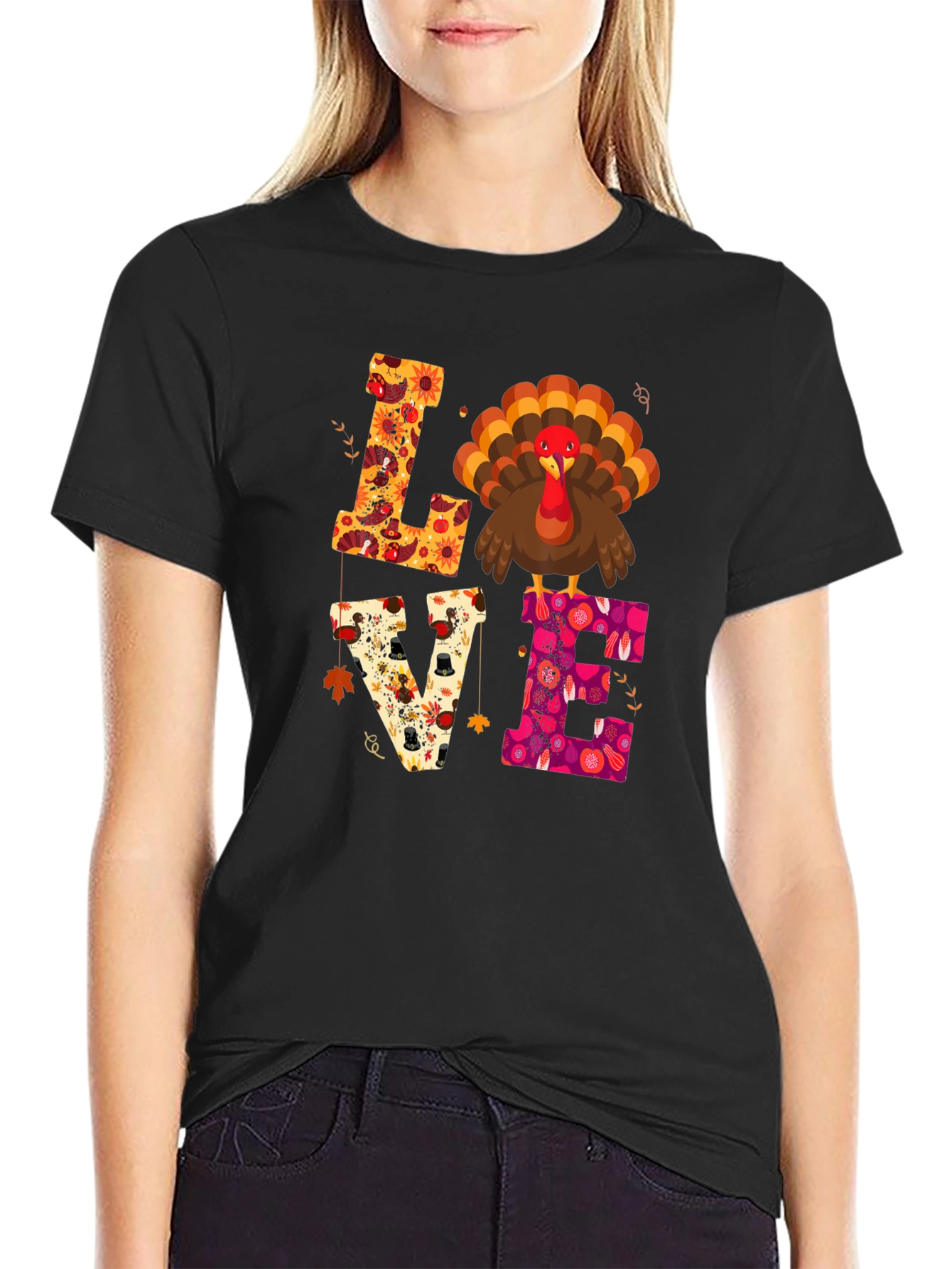 Love Turkey Thanksgiving T-Shirt