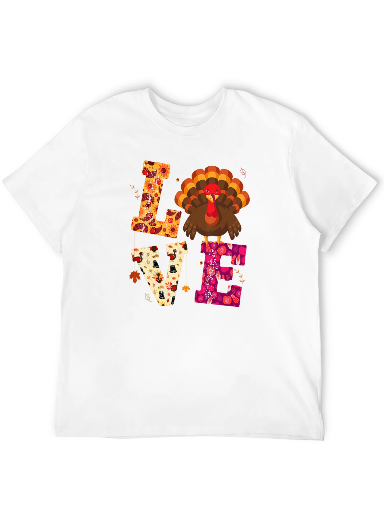 Love Turkey Thanksgiving T-Shirt