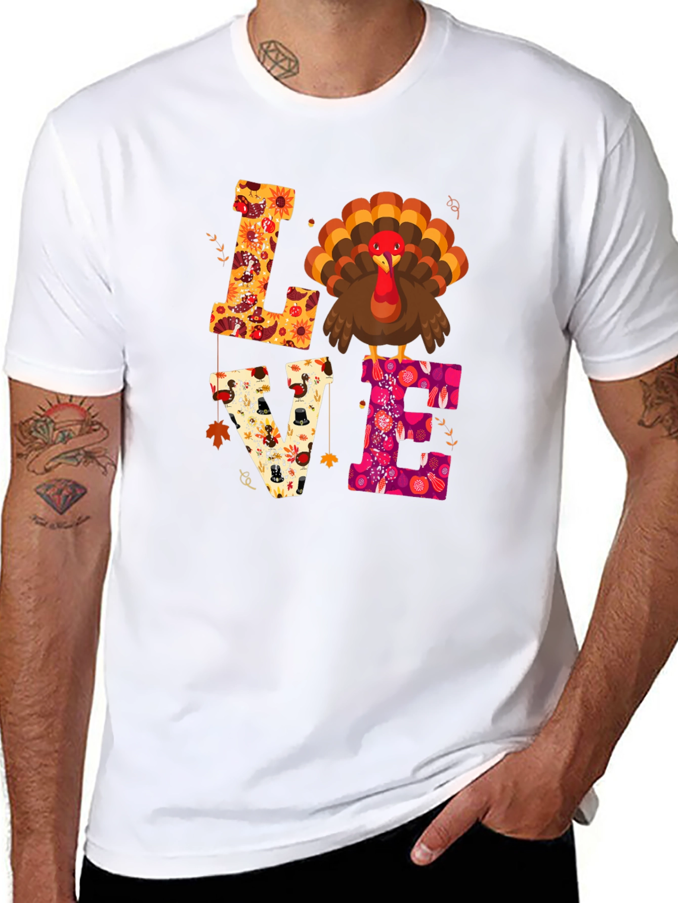 Love Turkey Thanksgiving T-Shirt