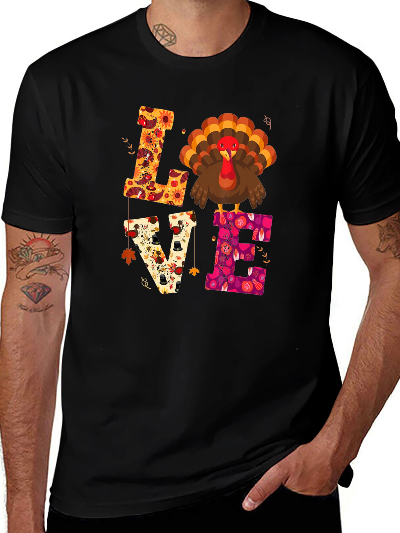 Love Turkey Thanksgiving T-Shirt