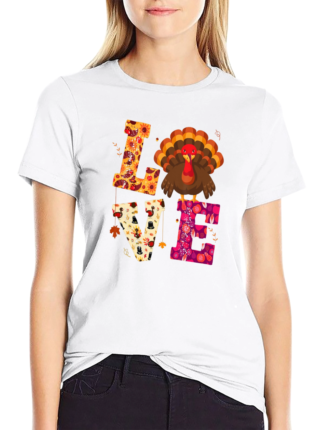 Love Turkey Thanksgiving T-Shirt