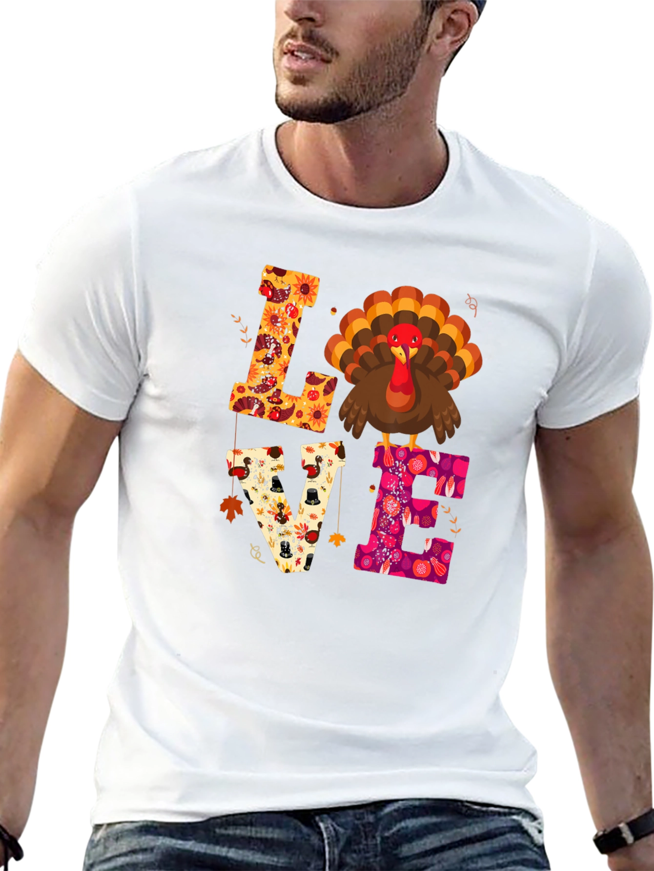 Love Turkey Thanksgiving T-Shirt