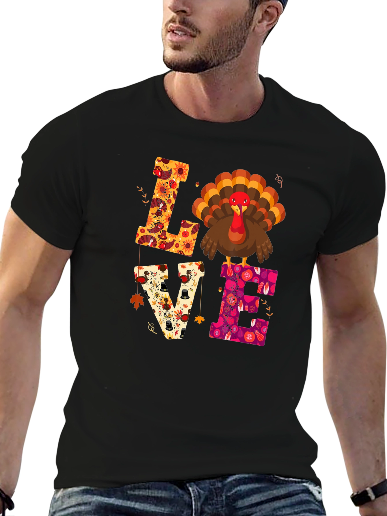 Love Turkey Thanksgiving T-Shirt