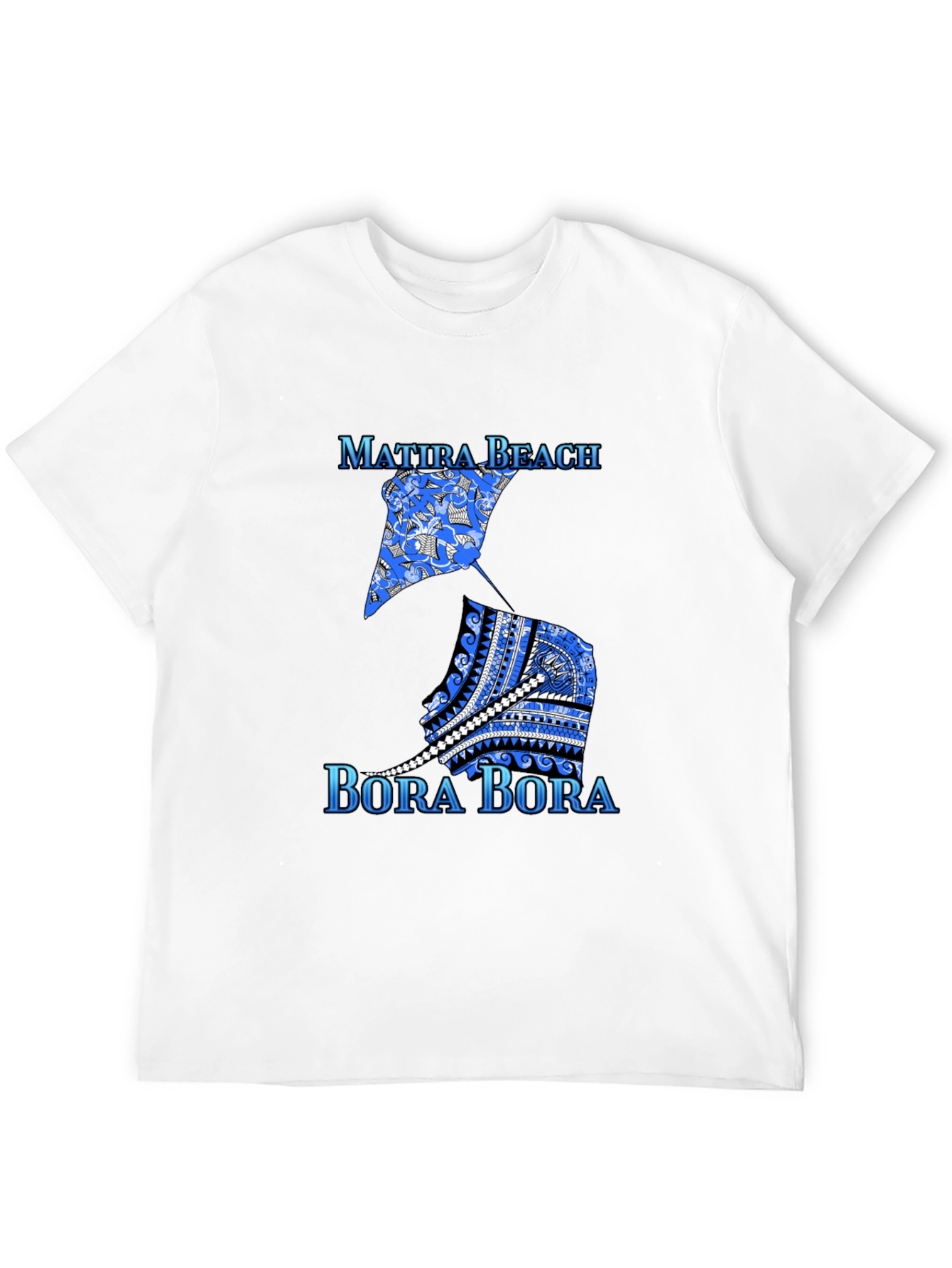 Matira Beach Bora Bora Graphic Tee