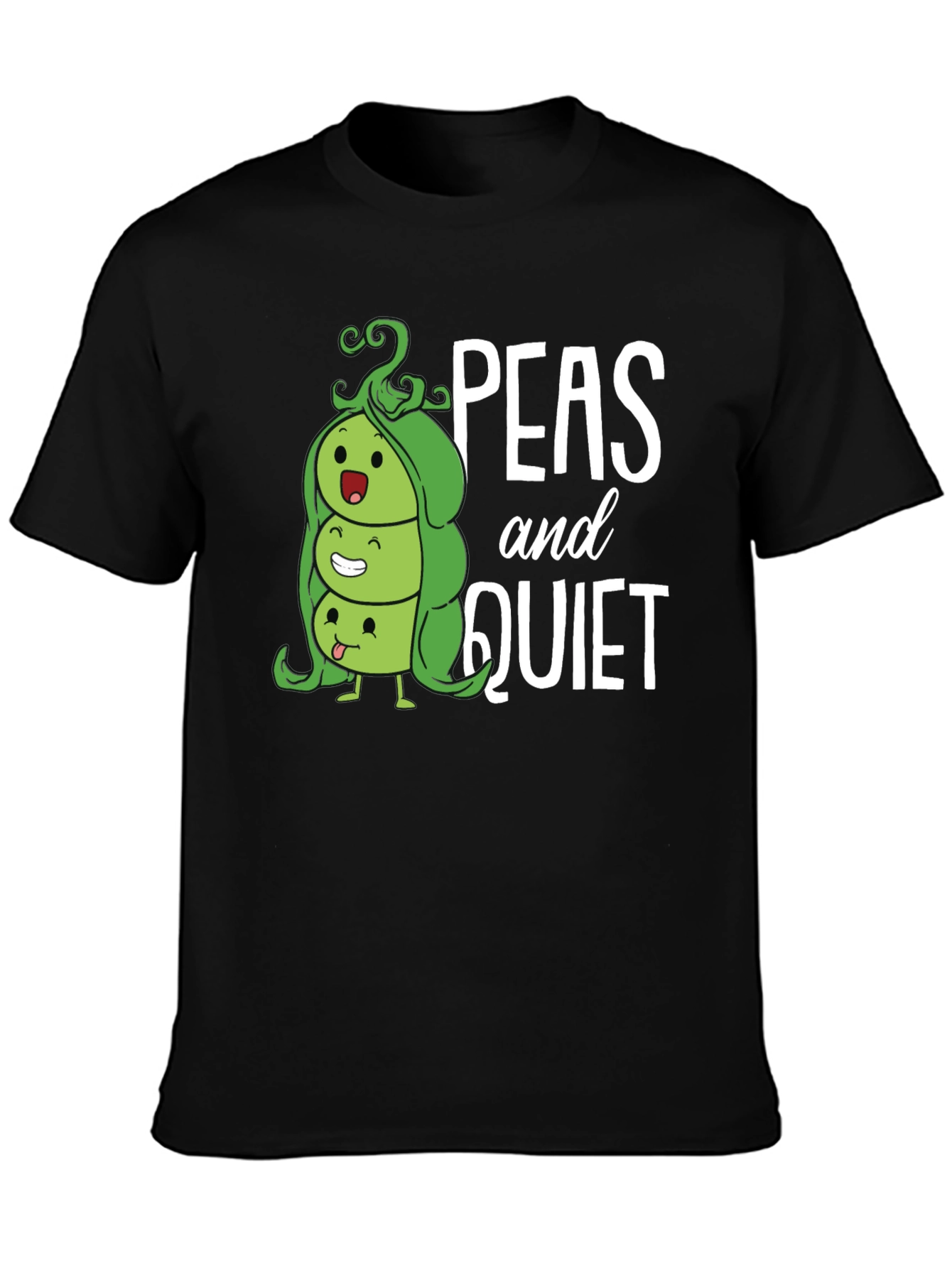 Peas and Quiet Graphic T-Shirt