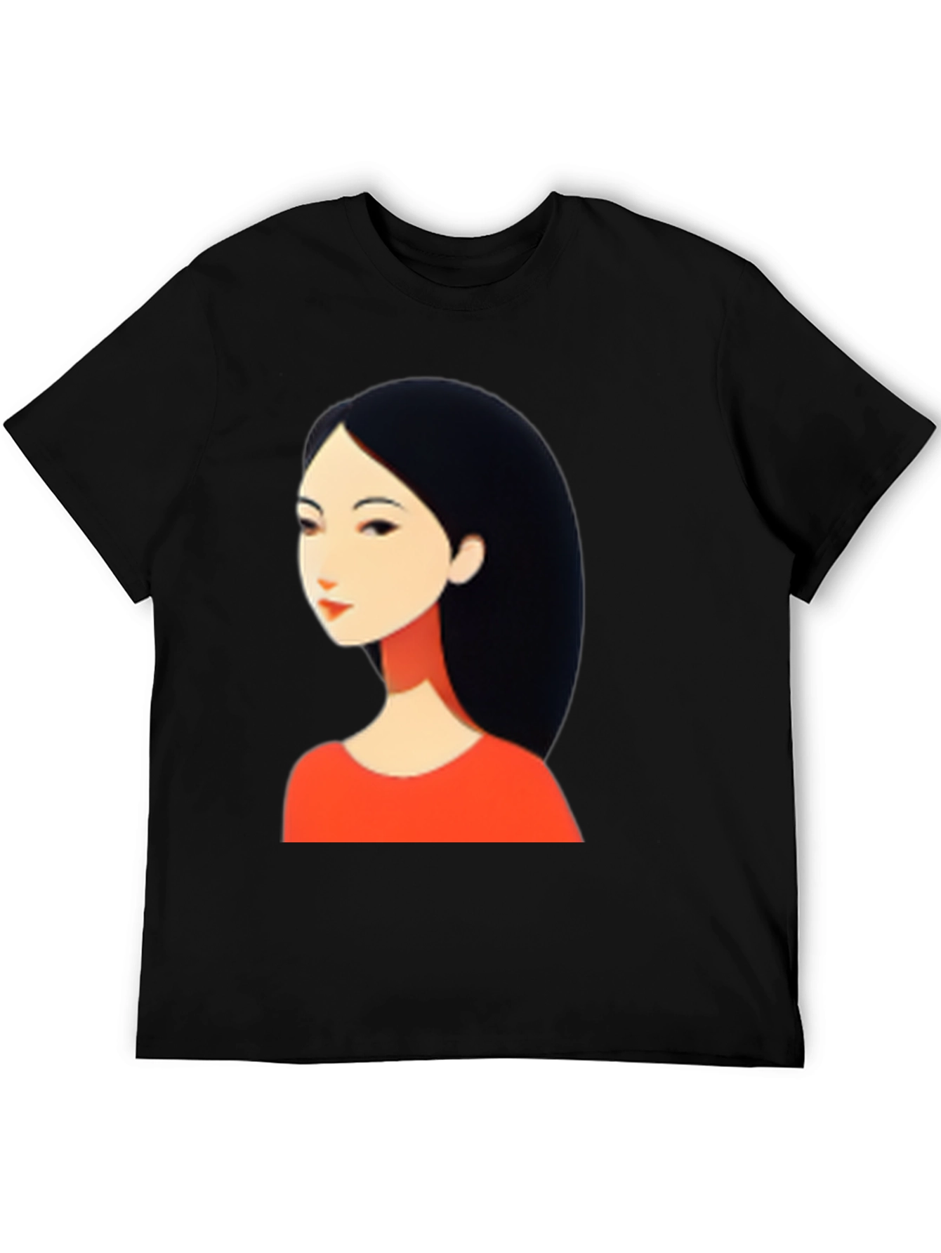 Anime Graphic Tee - Stylish Black T-Shirt